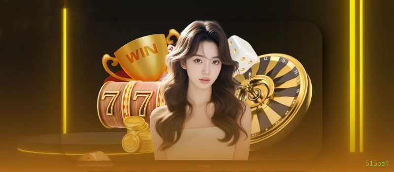 Imagem promocional da 515bet mostrando a plataforma e suas vantagens